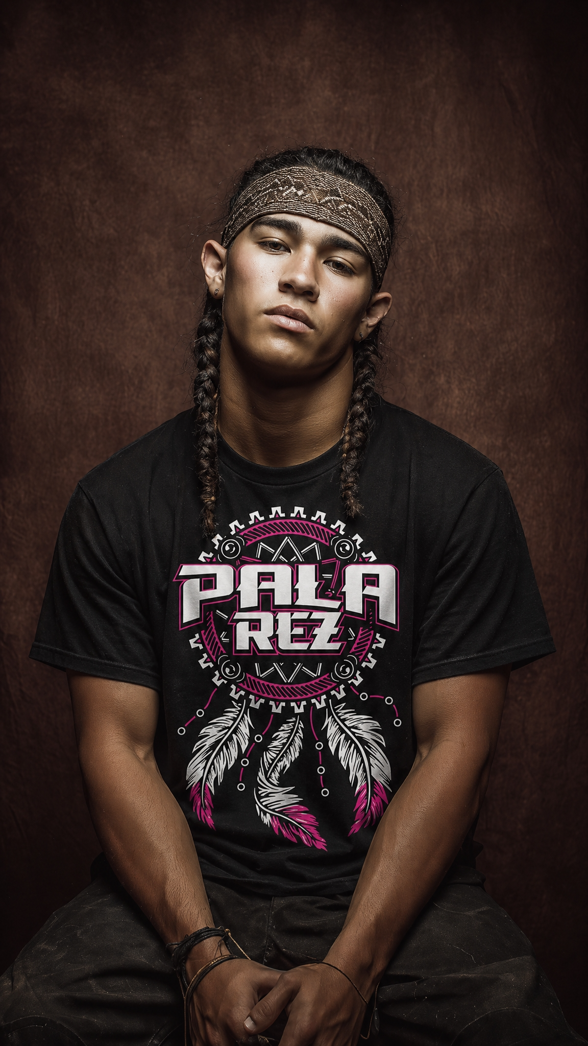 PALA REZ Tee on model